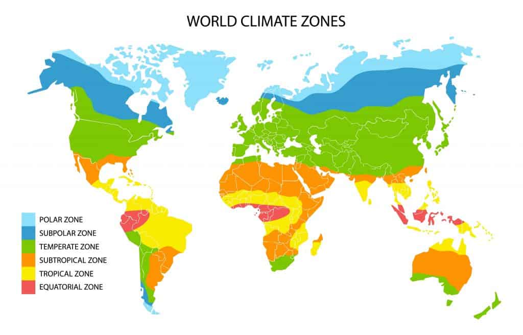 Desert Climate Map