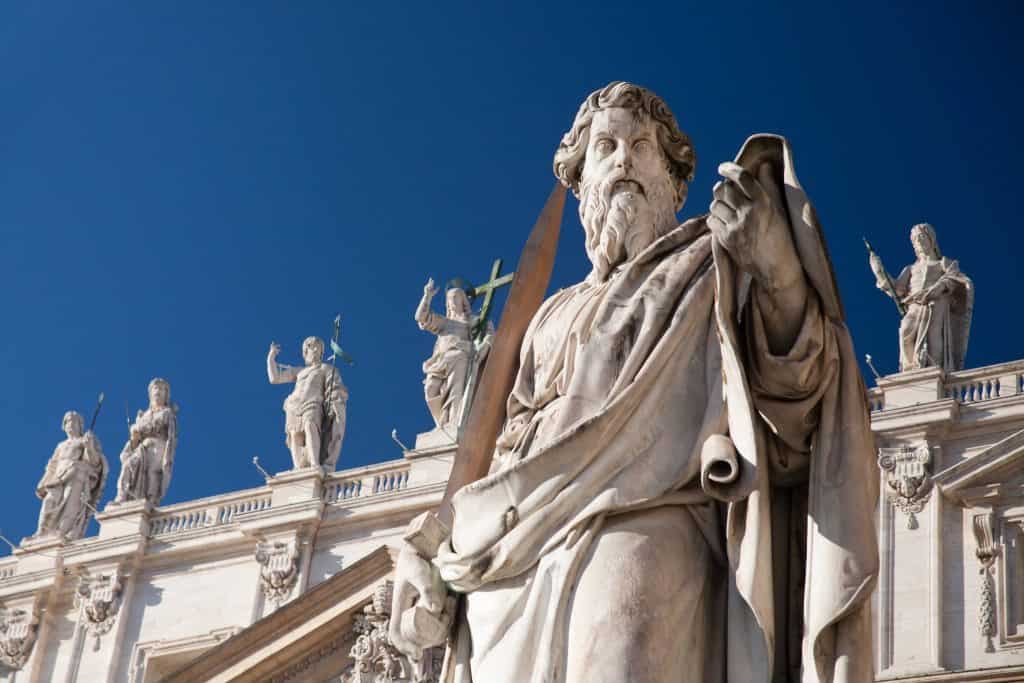 roman statues in vatican