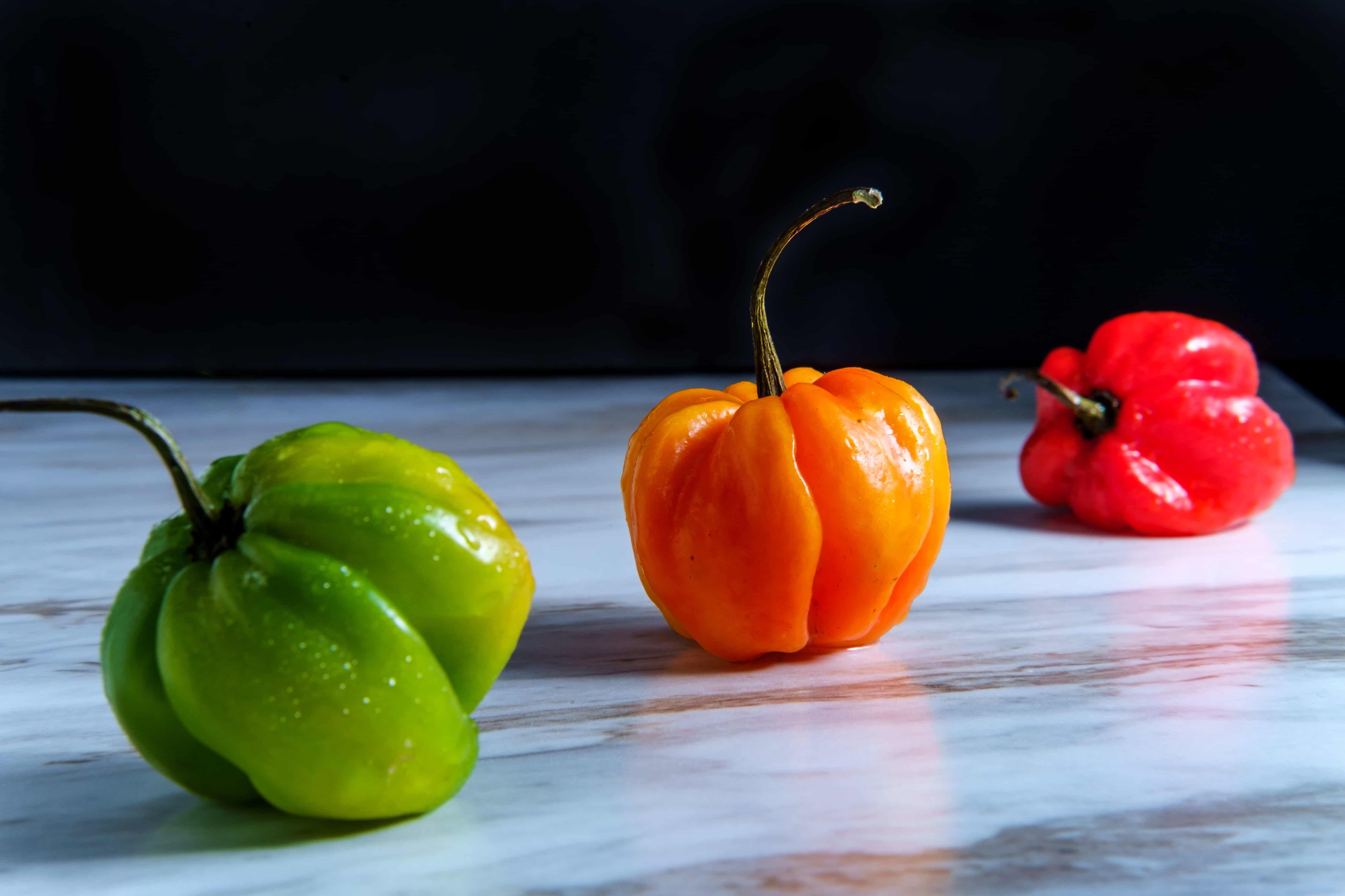 Scotch Bonnet Peppers, Jamaican Scotch Bonnet Peppers