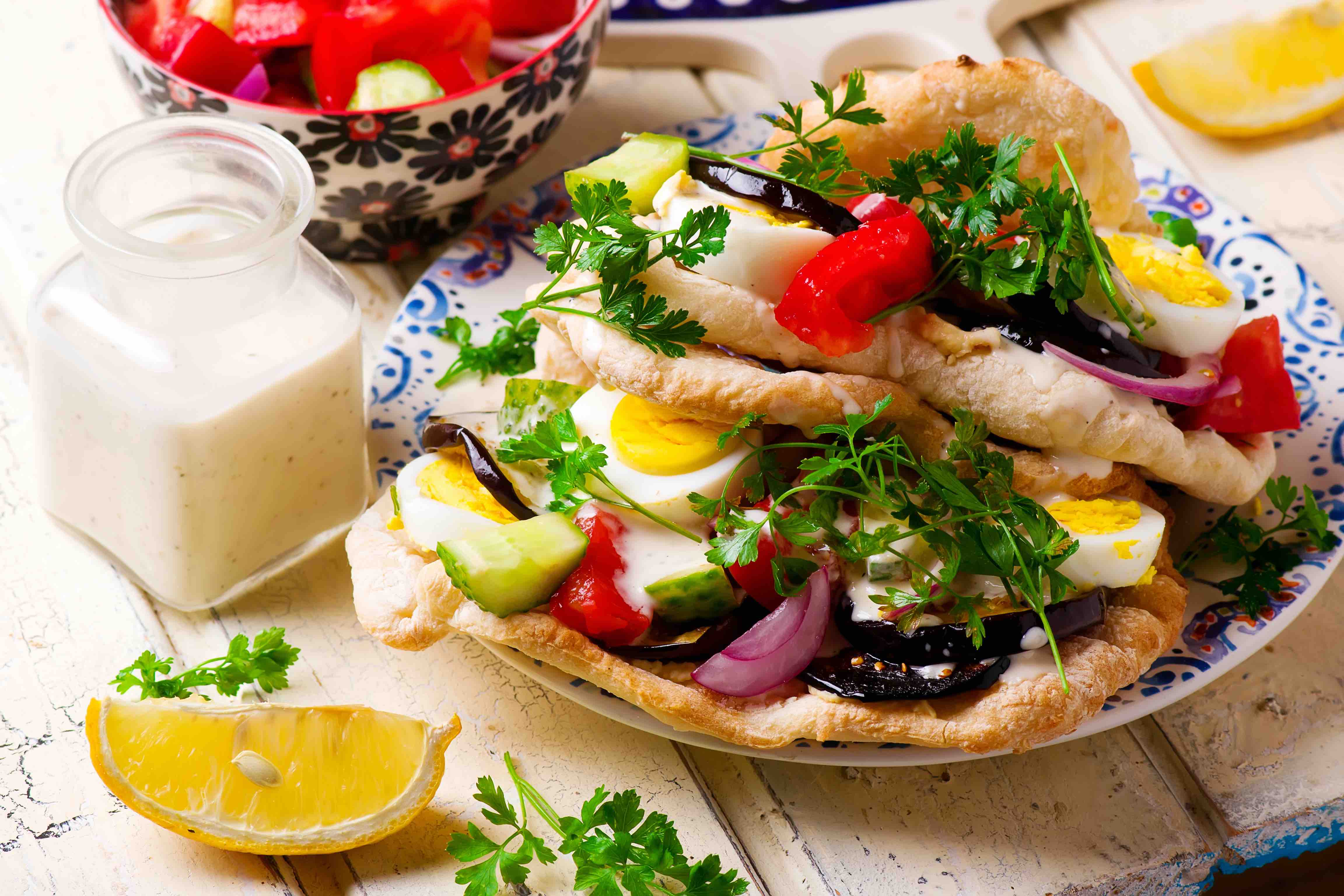 Sabich Sandwich