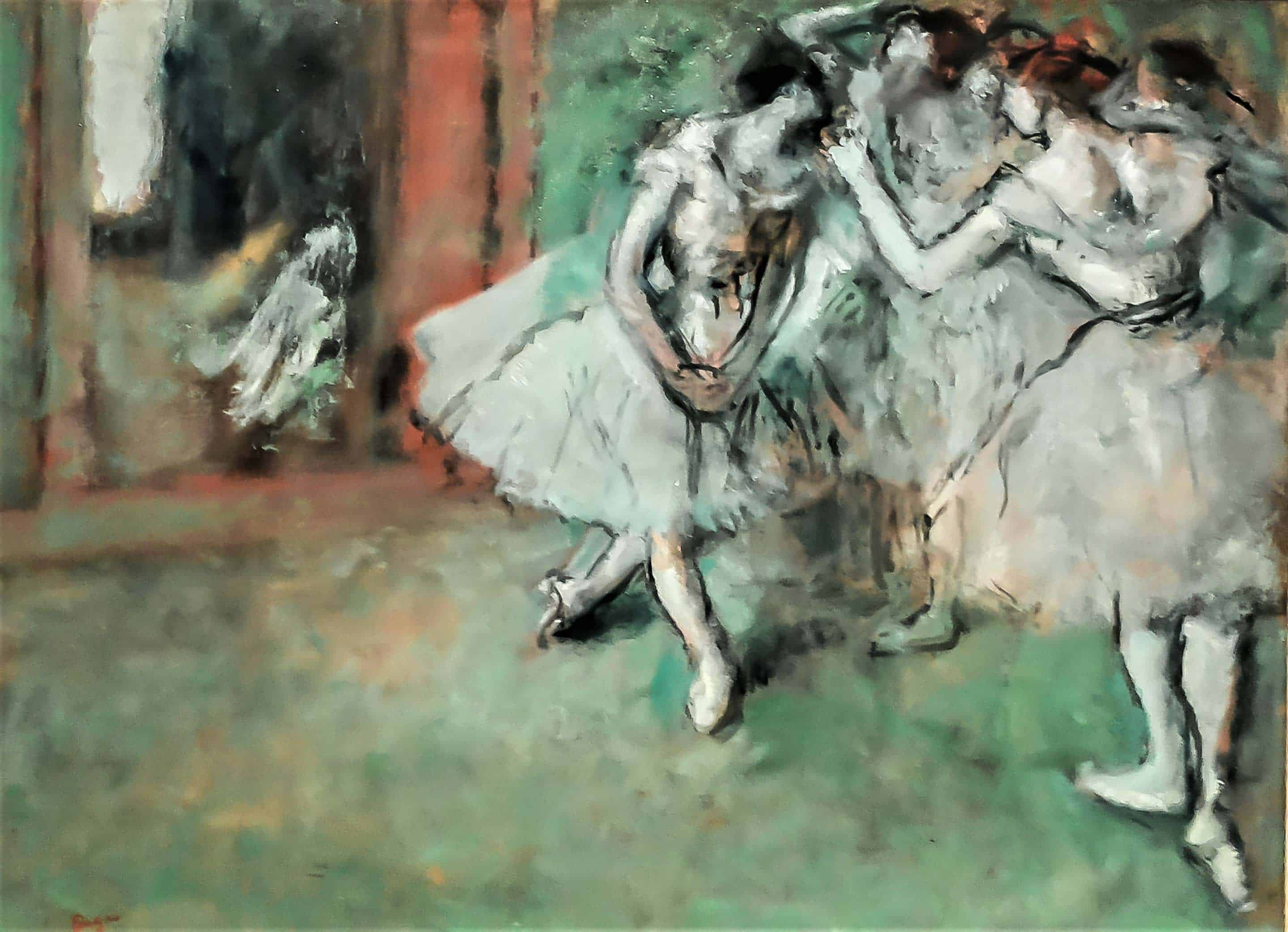 A group of Dancers by Edgar Degas
