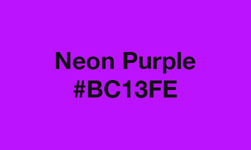 Neon Purple Color