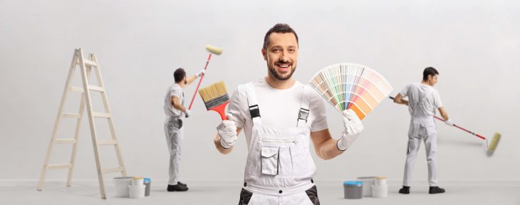 Painters wearing white