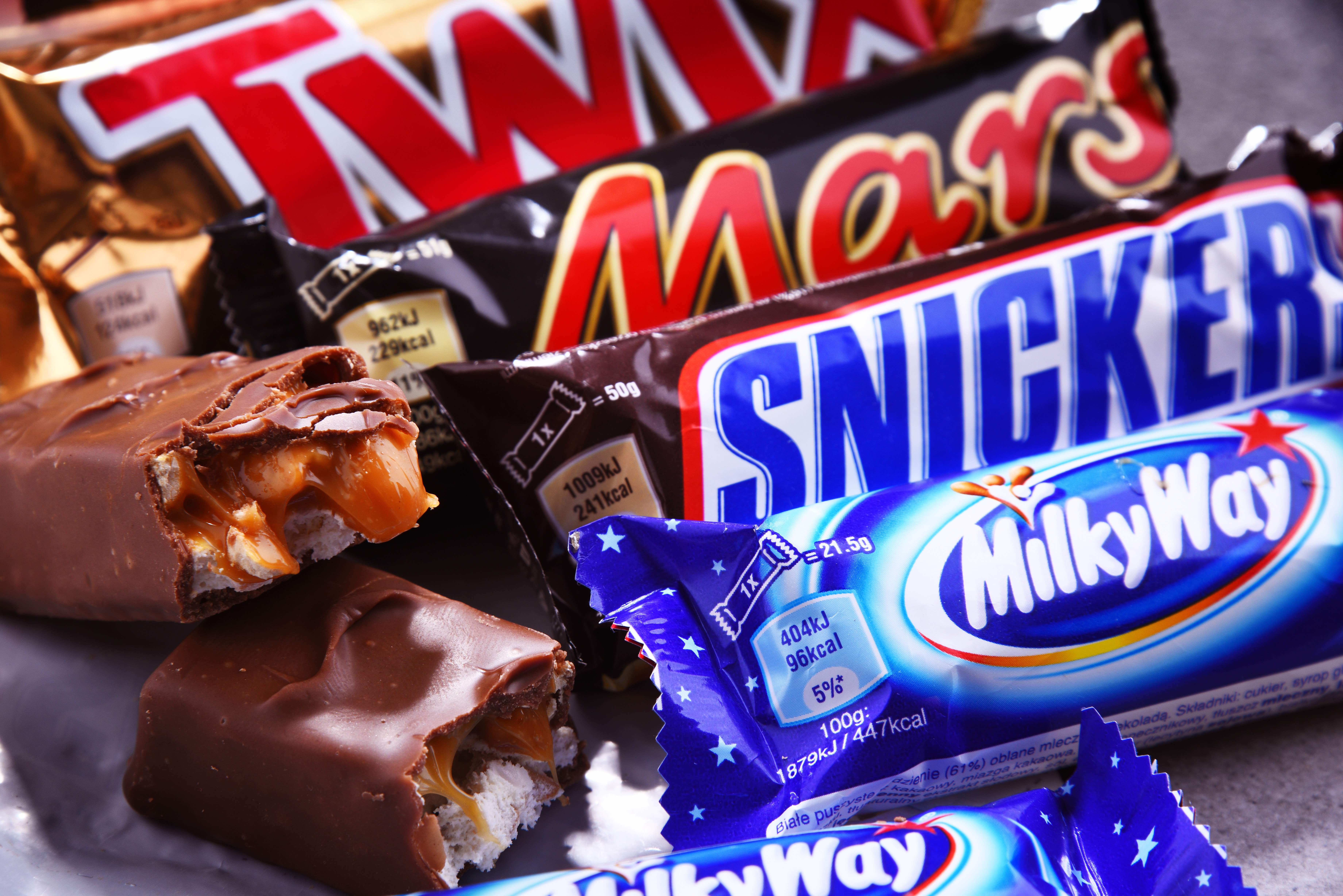 Конфеты ассортимент Twix Mars snickers