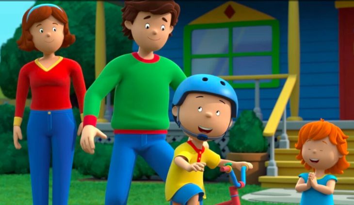 Caillou and family