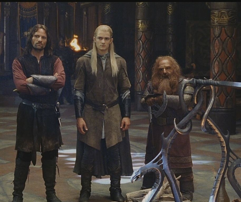 Aragorn, Legolas and Gimli