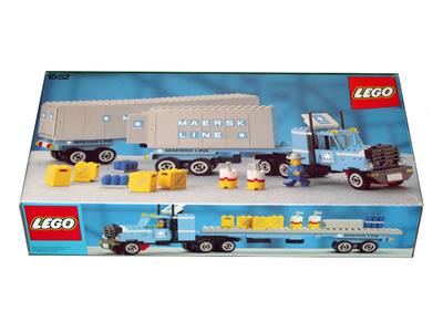 Maersk truck and trailer LEGO