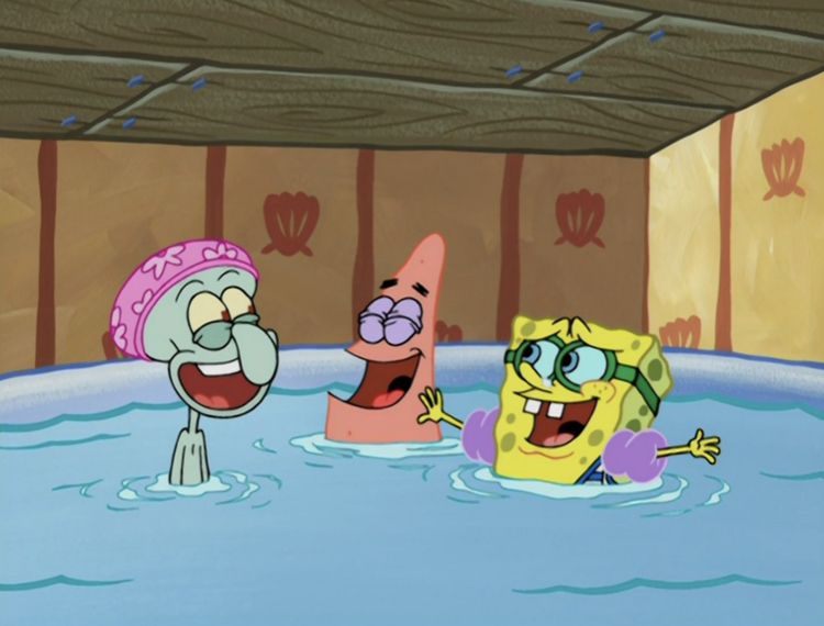 SpongeBob, Patrick, and Squidward