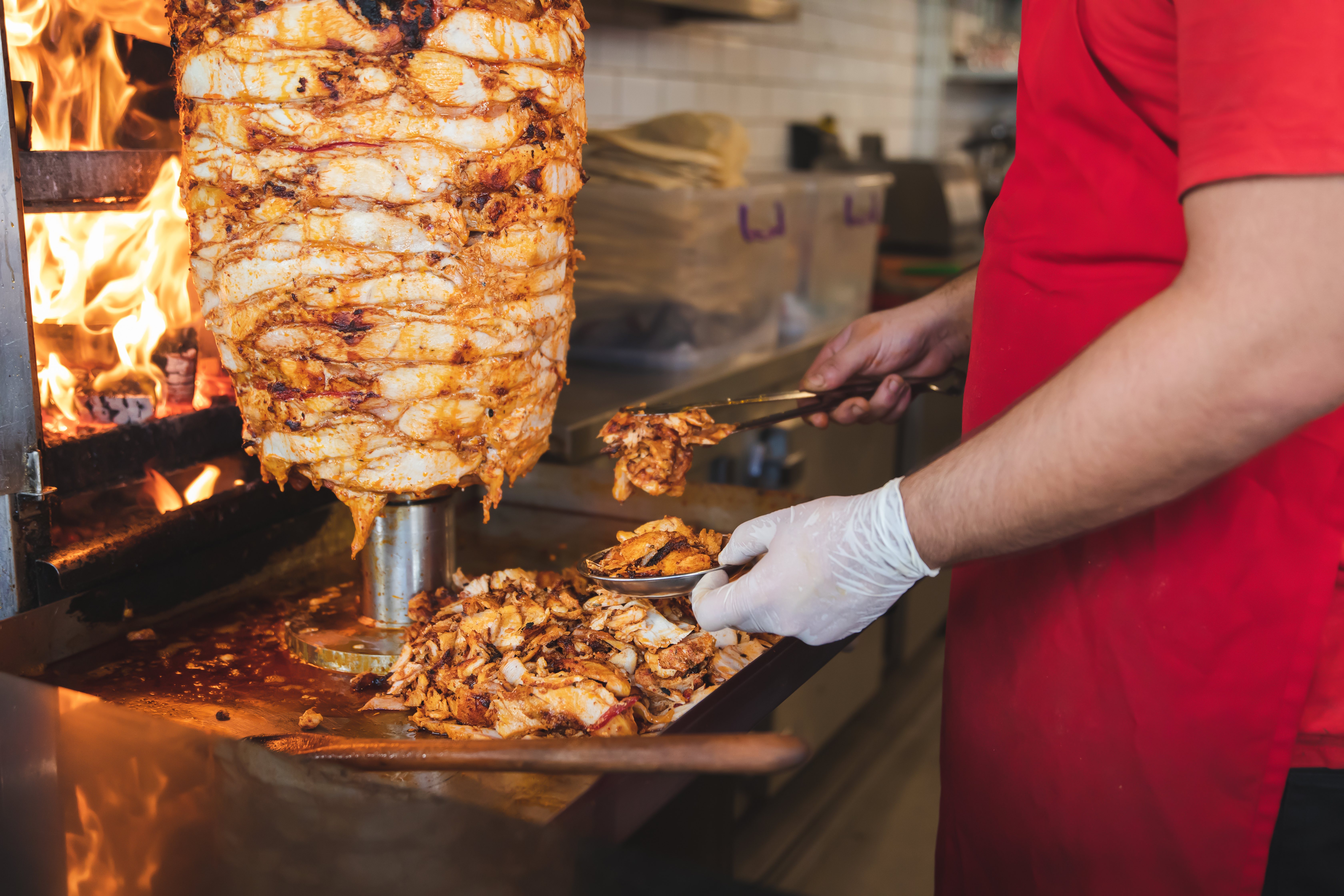 Traditional Turkish Doner Kebab meat
