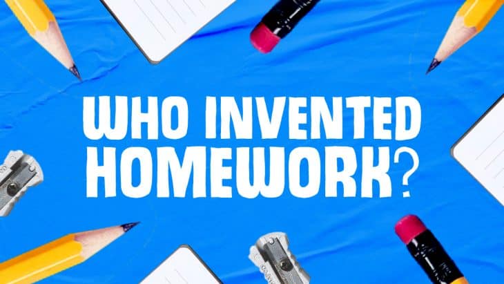 when was homework first invented and why