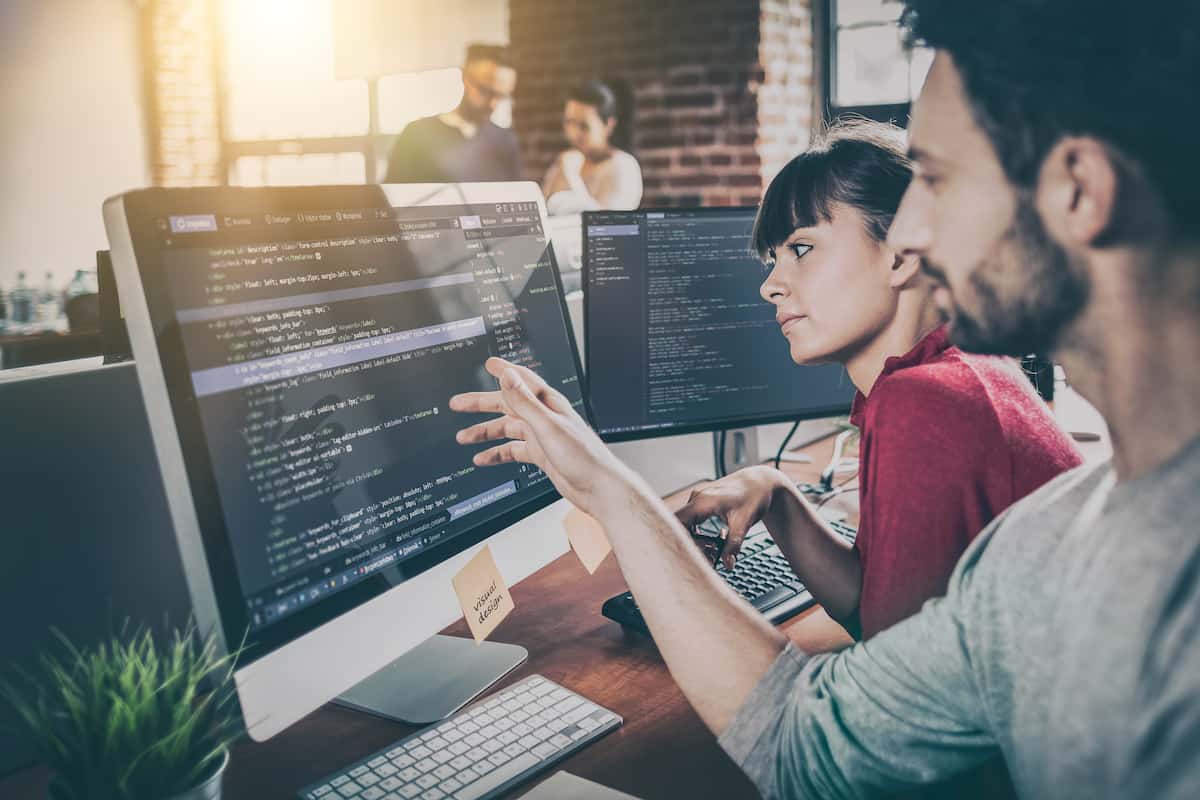 programmers at work