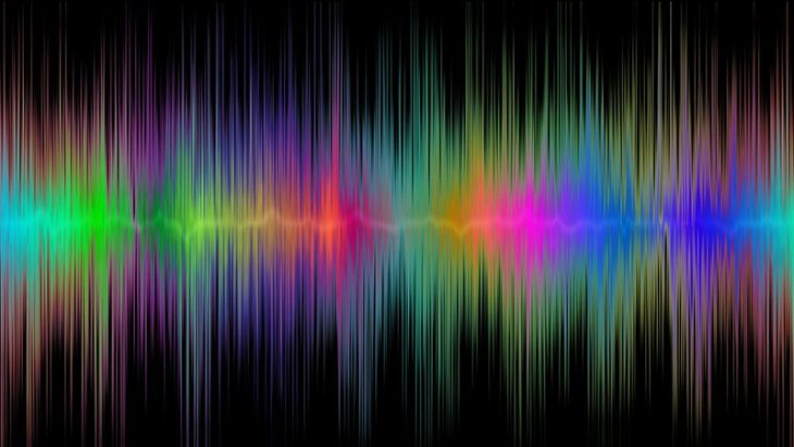Colorful Sound Waves