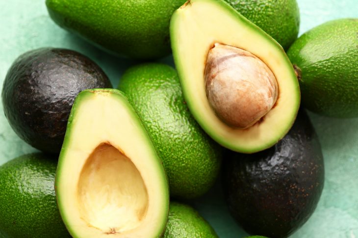 Fresh avocado on table