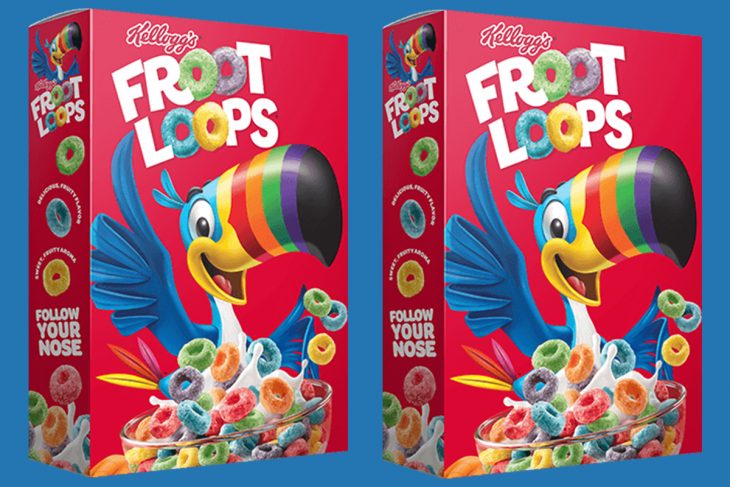 Froot Loops cereal box