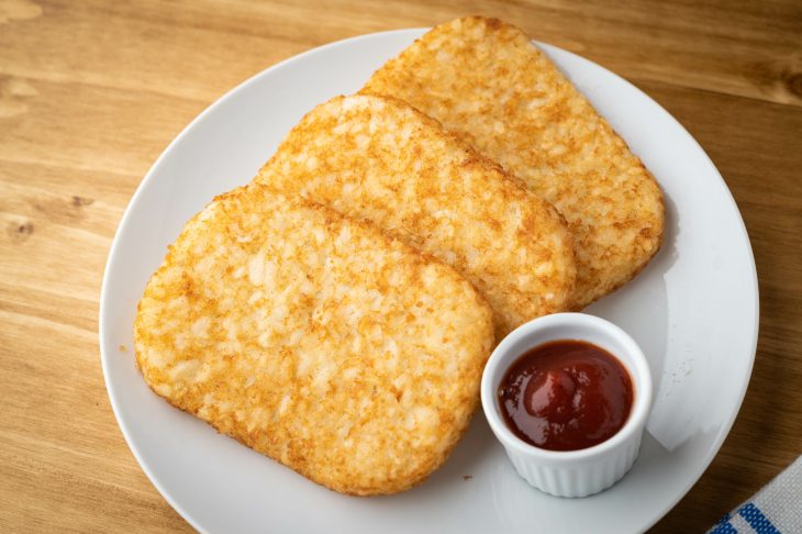 Hash Browns on Plate