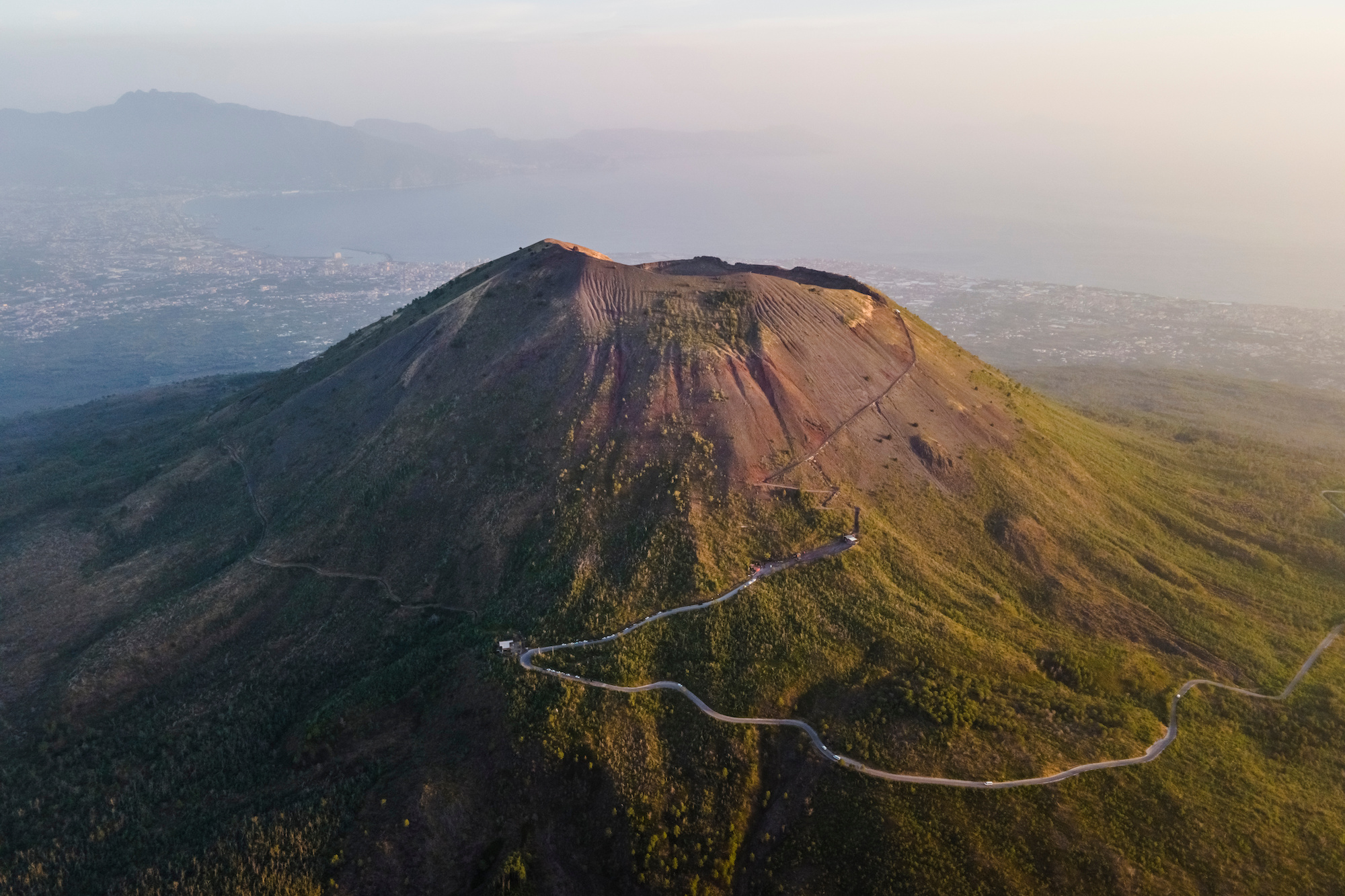 Mount Vesuvius in Naples