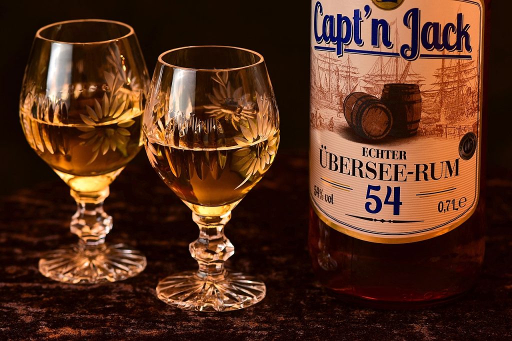 Rum in Glasses