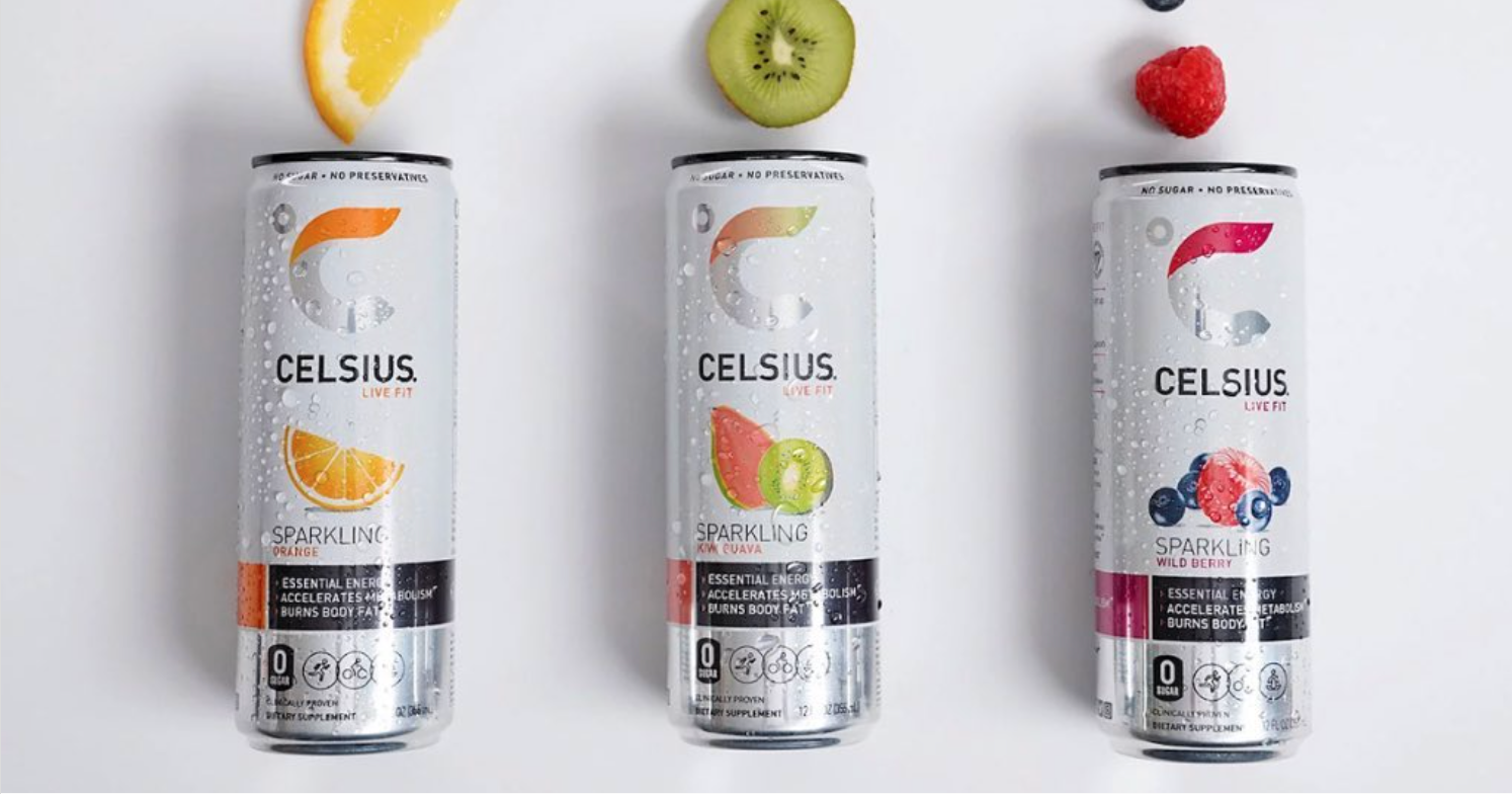 various flavors of Celcius