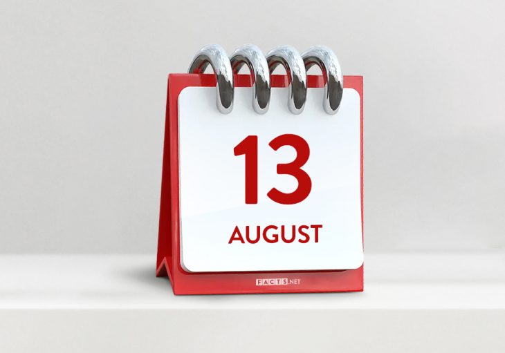 August 13th All Facts Events That Happened Today In History Facts