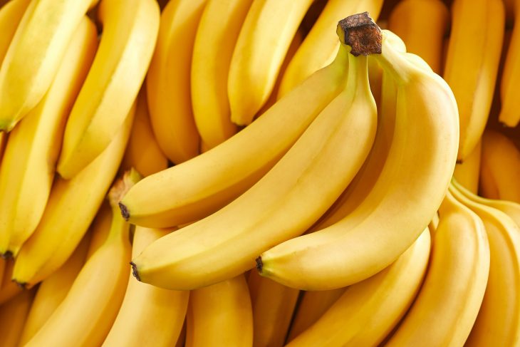 Bunch of fresh bananas