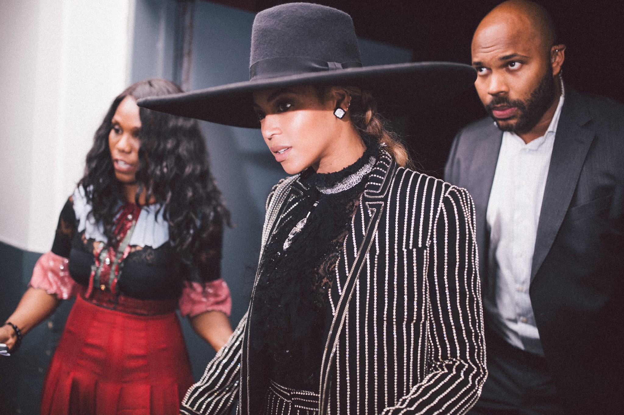 beyonce at a fashion show