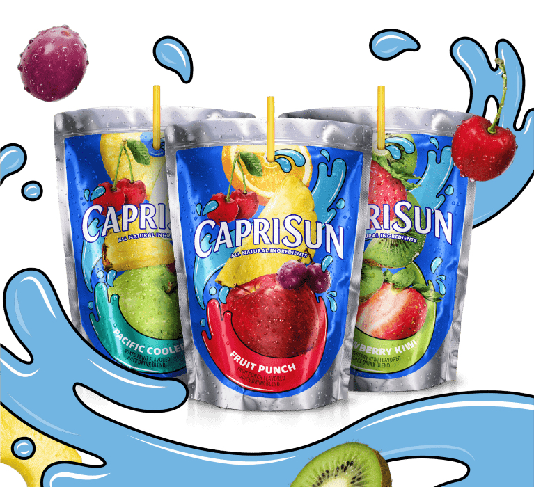 Transparent Juice Boxes : Capri Sun