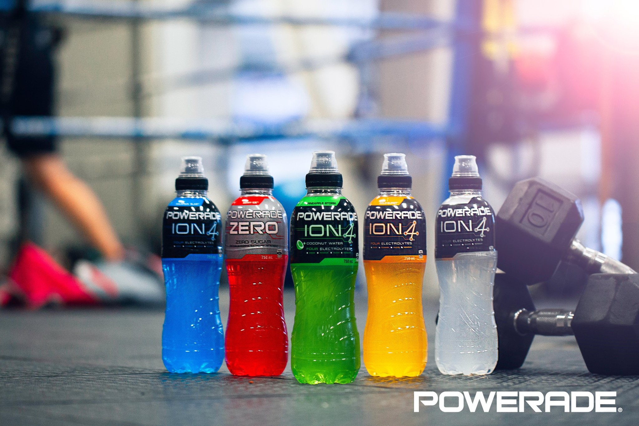 different flavors of powerade