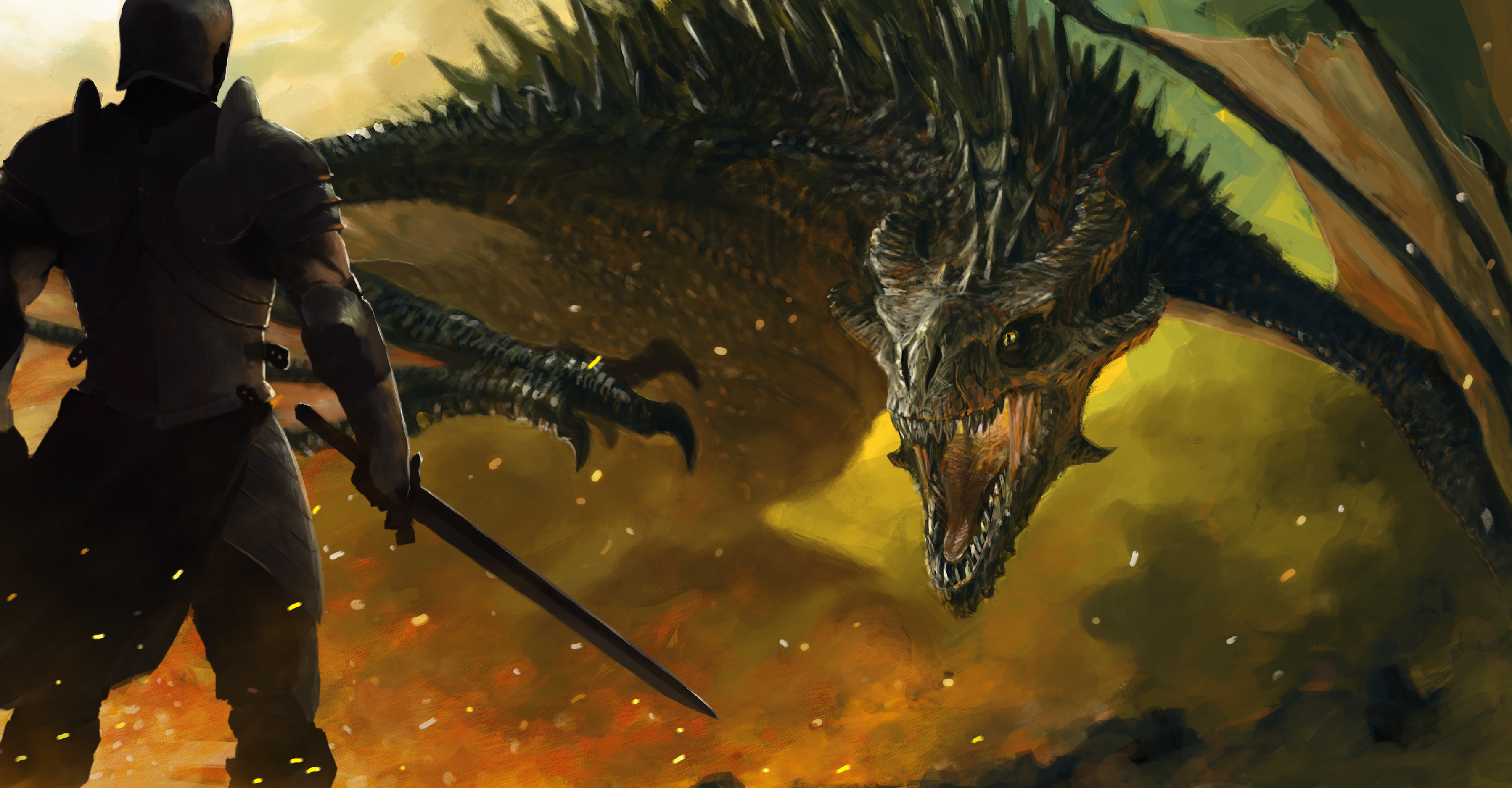 Игры дракон против дракона. Ланселот рыцарь против дракона. Рыцарь сражается с драконом. Человек сражается с драконом. Сражение с драконом.