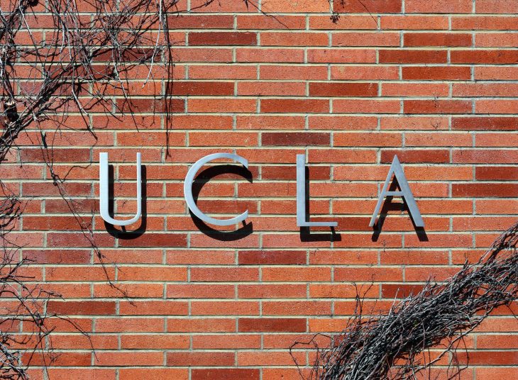 Entrance sign to UCLA