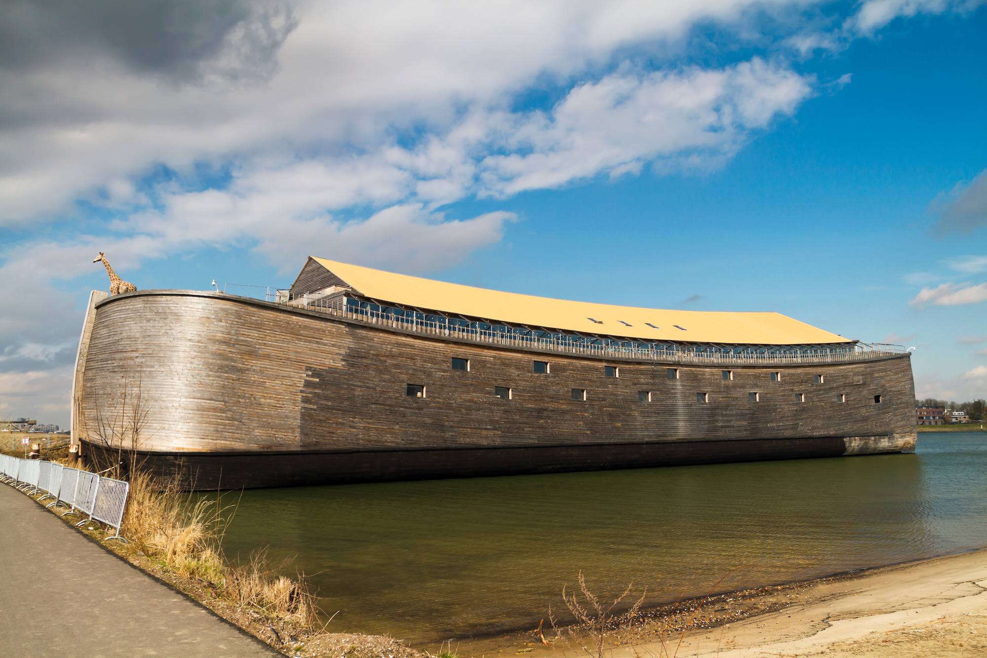 Full size wooden replica of Noah’s Ark