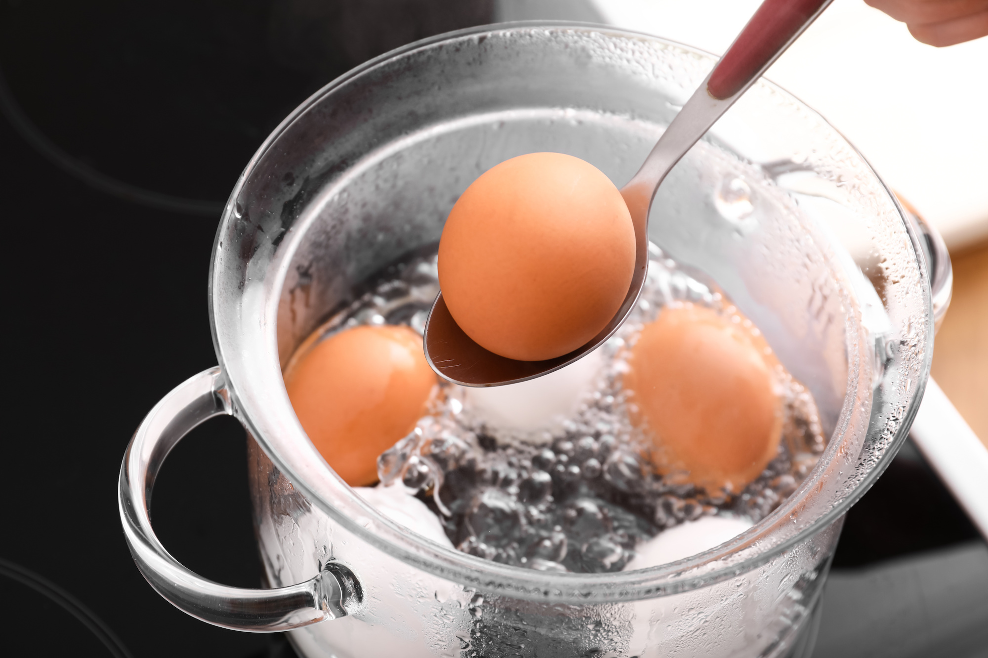 hard-boiled eggs