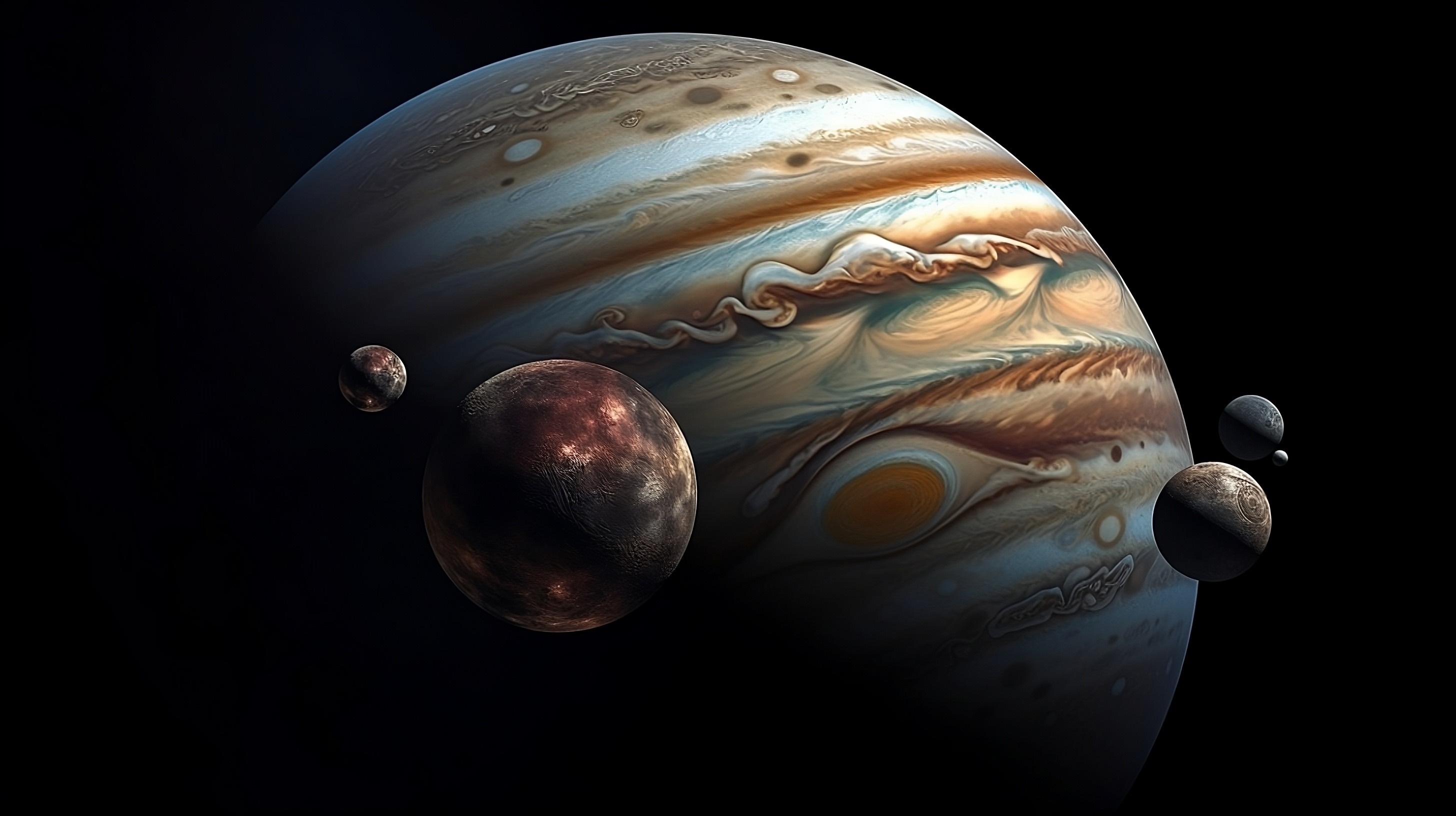 planet jupiter in space