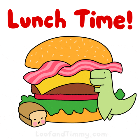 lunch time gif