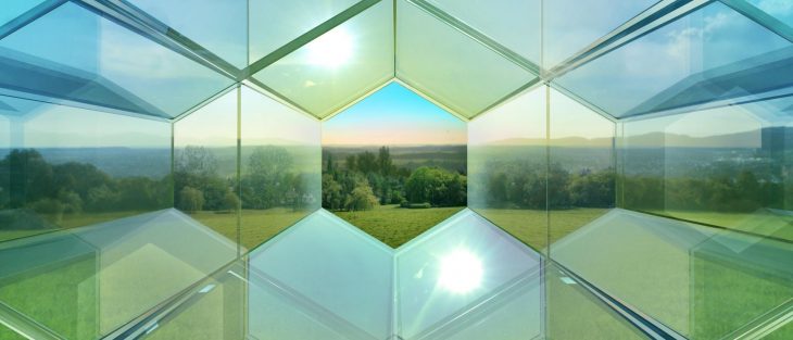 Hexagon glass