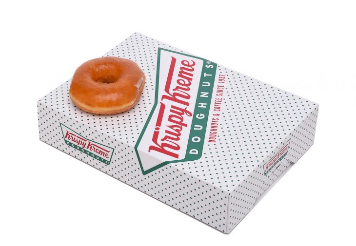 Krispy Kreme Doughnut Box
