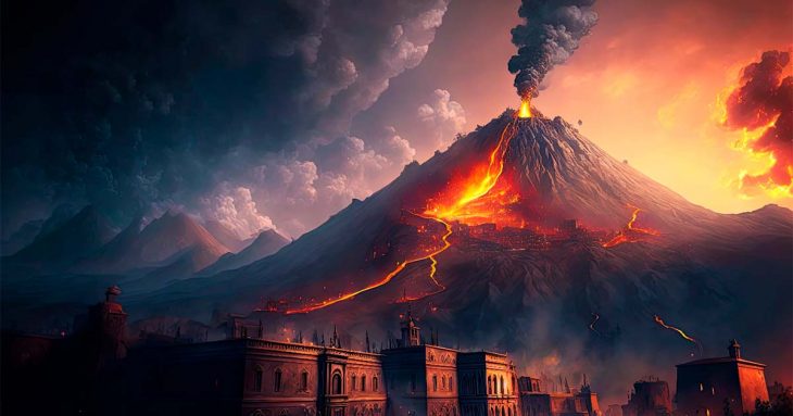 Mount Vesuvius explosion