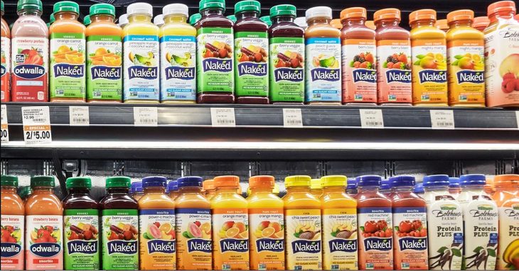 Naked Juice in Grocery Store