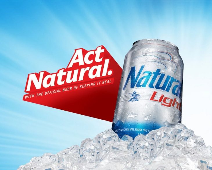 Natural Light Beer poster