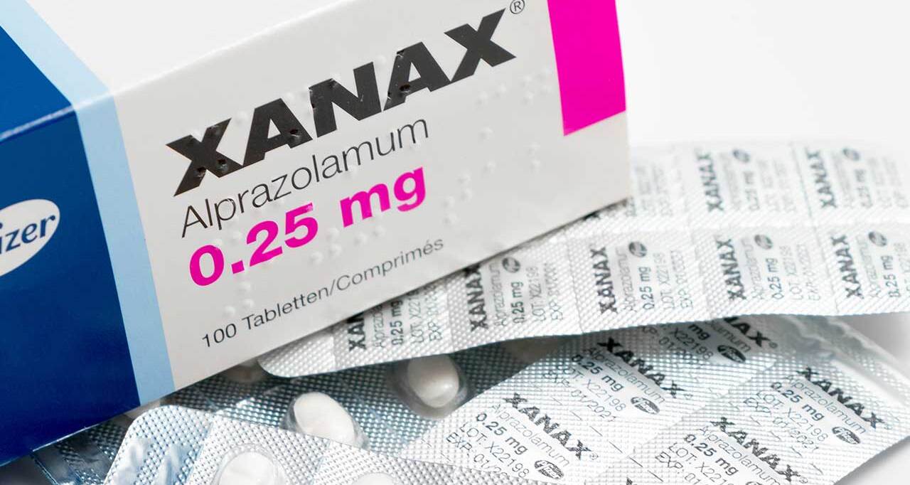 Xanax tablet box