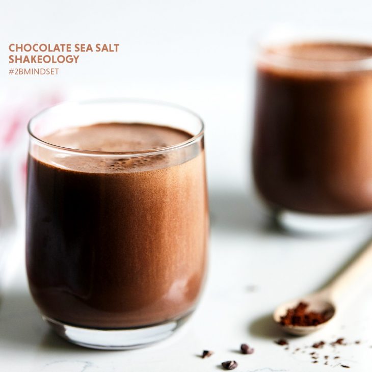 chocolate shakeology in cup