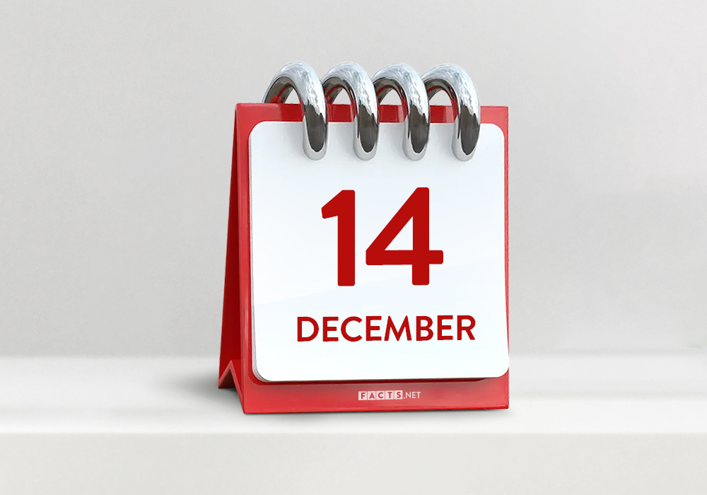 December 14th All Facts Events That Happened Today In History 