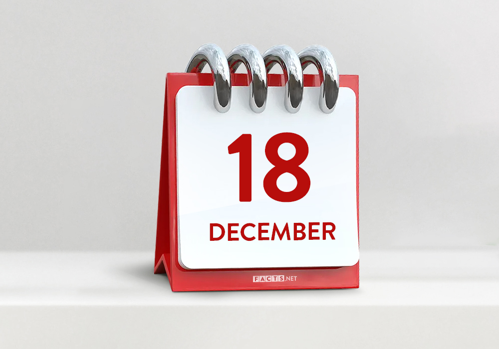 December 18th All Facts Events That Happened Today In History