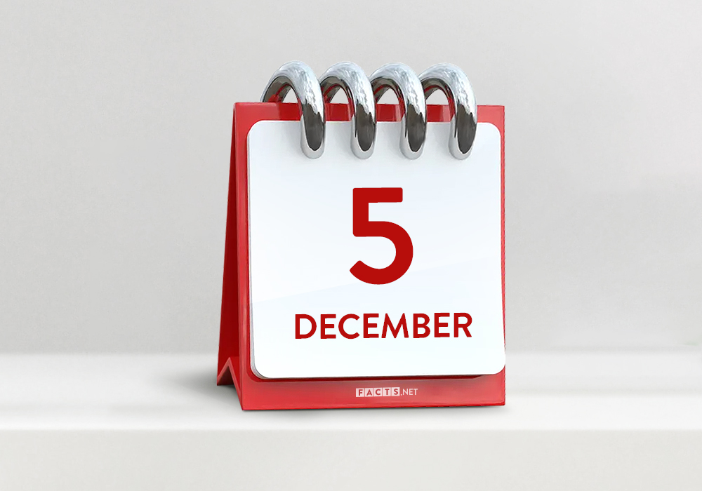 December 5th All Facts Events That Happened Today In History Facts