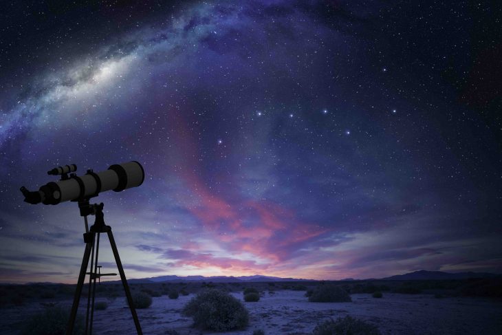 Information discount about telescope