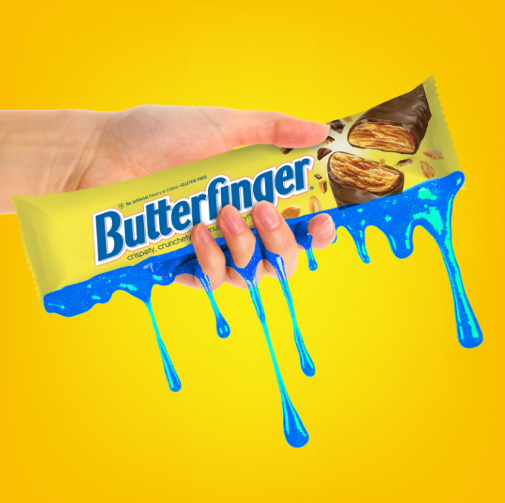 butterfinger yellow poster