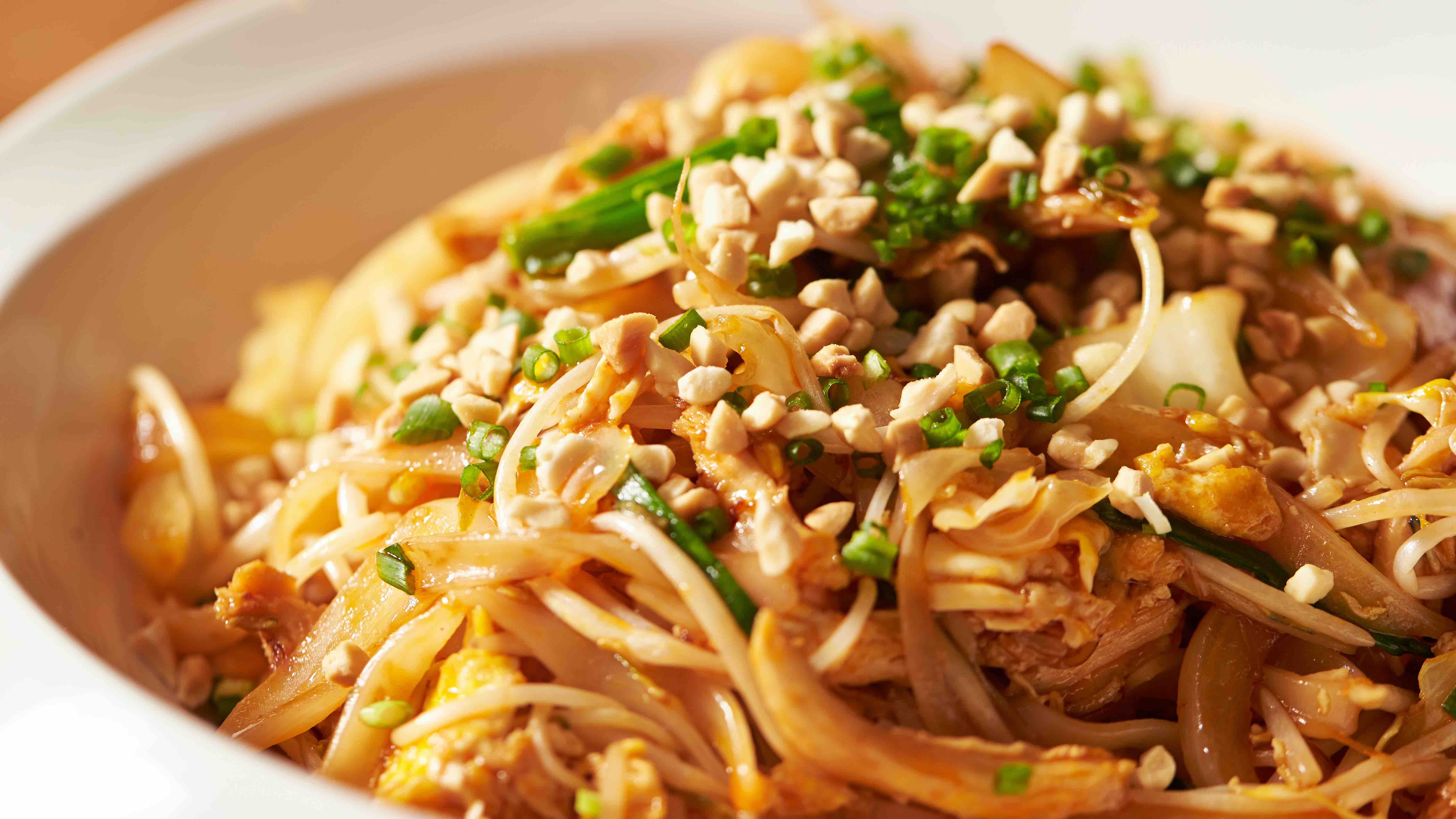 chow mein close up shot