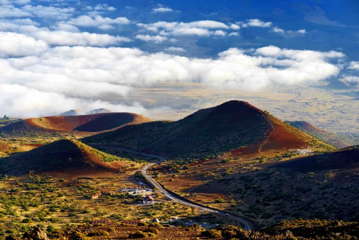 Breathtaking view of Mauna Loa volcano on the Big Island of Hawaii