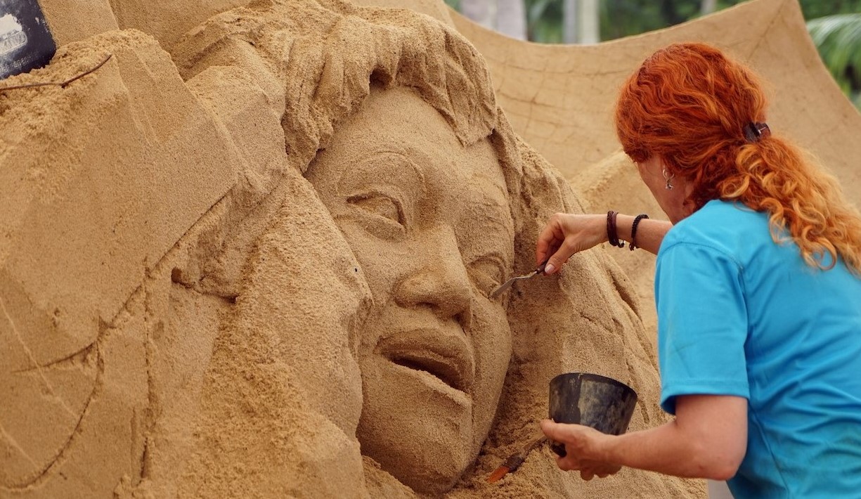 Sand Sculpture Festival Ostend.