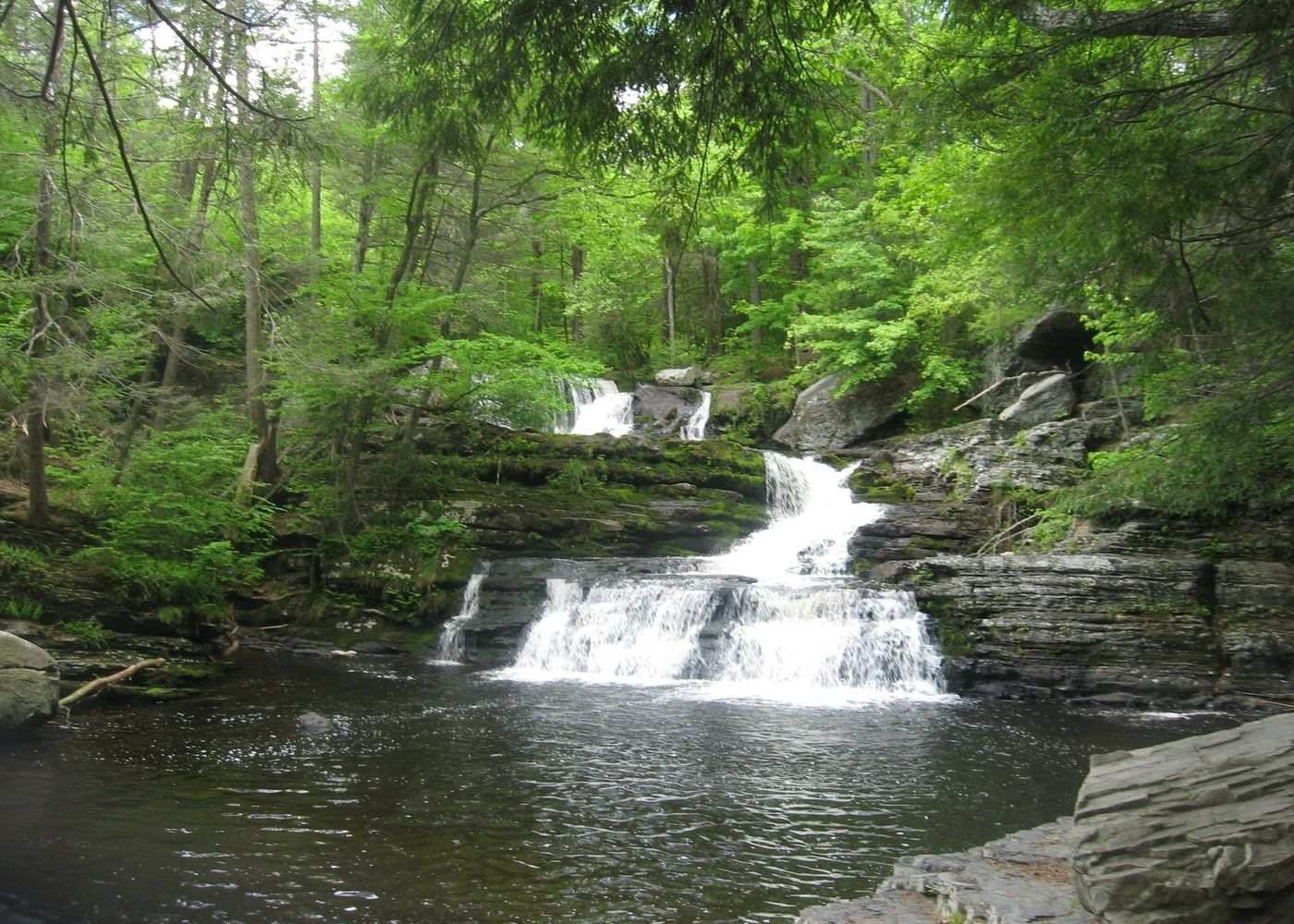 Paradise Falls, Pocono Mountains, Pennsylvania