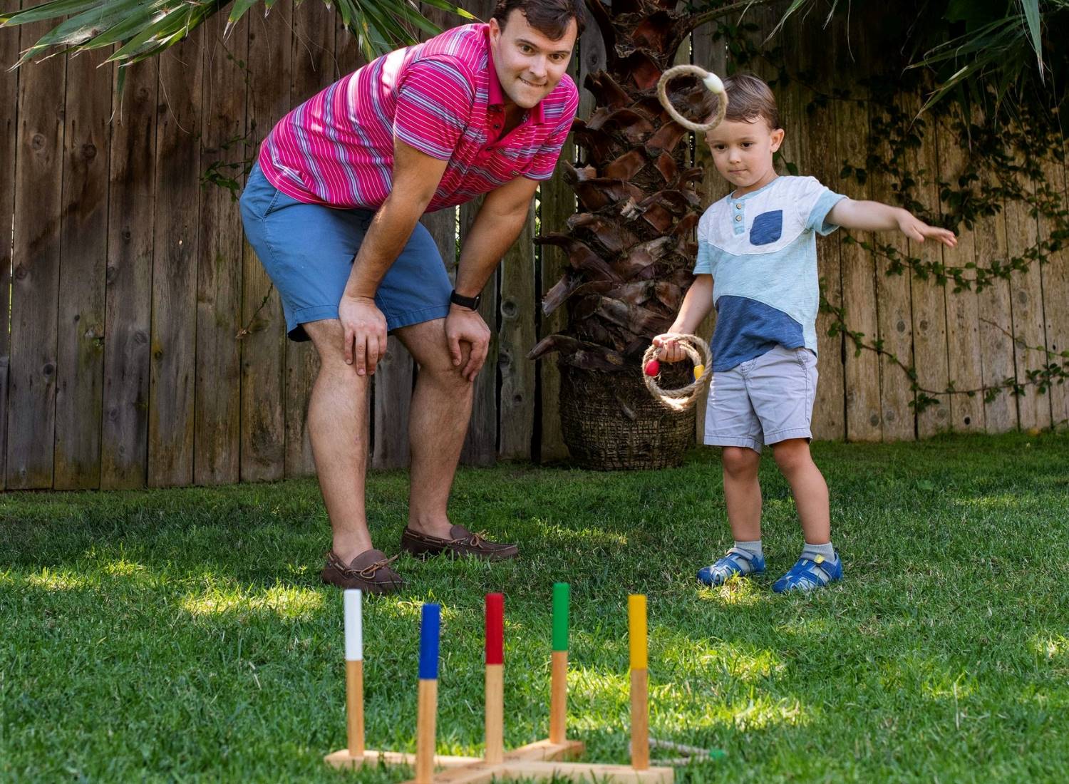 DIY ring toss game (perfect for garden parties)
